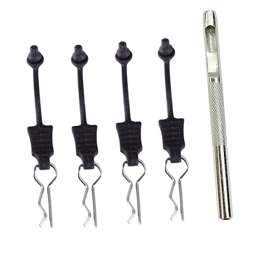 4PCS / 20PCS Métal R-de type R-Shell Clips fixes pour 1/16 1/12 1/10 1/ ...