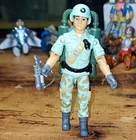 RARE !!! 1986 G.I.Joe StarDuster With Original Helmet,Gun And Jetpack.