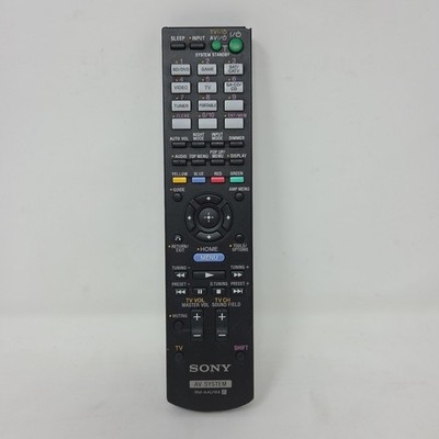 Sony RM-AAU104 OEM Original AV System Replacement Remote Control Tested Black