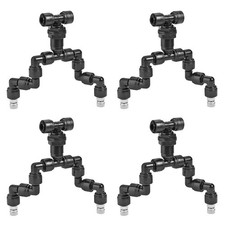 CozyCabin 4Pcs Double Reptile Mister Nozzles, 1/4'' Reptile Misting Spray Nozzle