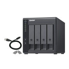 QNAP TR-004 Speicherlaufwerk Gehäuse Externe Box HDD/SSD Schwarz 2.5/3
