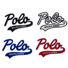 Polo Ralph Embroidered Patches Polo Logo Patches 4 Different colors 5" Size