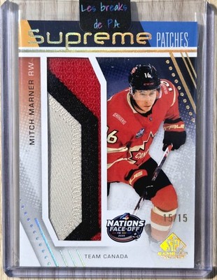 2025-26 SP Game Used '25 4 Nations Face-off Supreme Patches Mitch Marner #15/15