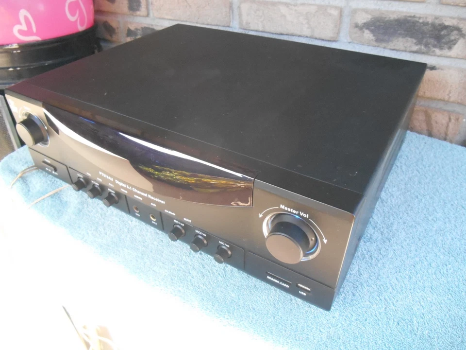 Pyle PRO PT570AU 5.1 Channel 350 Watt STEREO Receiver. NO REMOTE. - Image 3 of 4