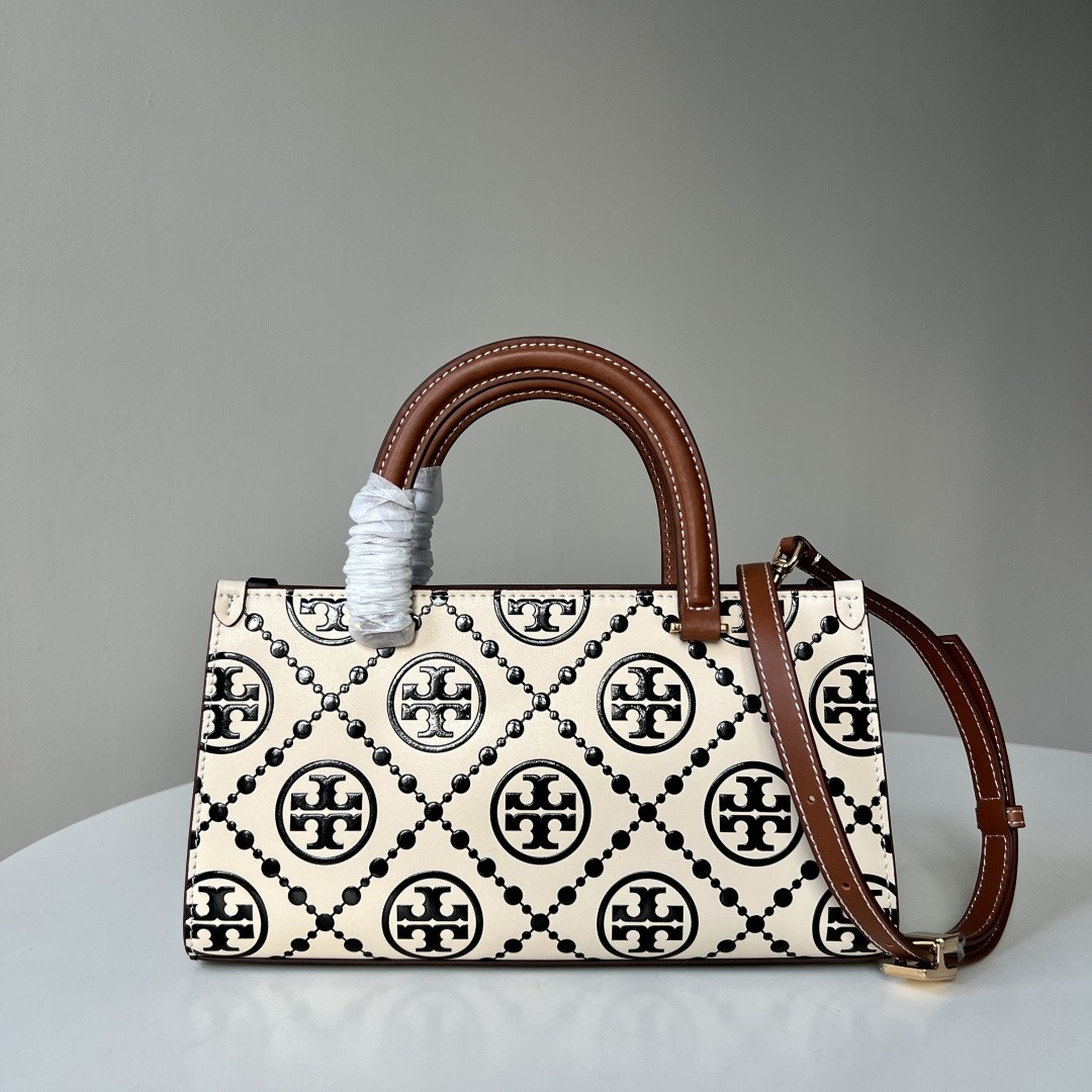 Tory Burch T Monogram Small Rectangular Tote Bag … - image 3