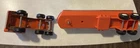 Tonka Orange Pressed Steel Truck with Silver Trailer