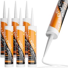Self Leveling RV Roof Sealant Lap for RV Roofs, White Flexible Repair Caulkin...