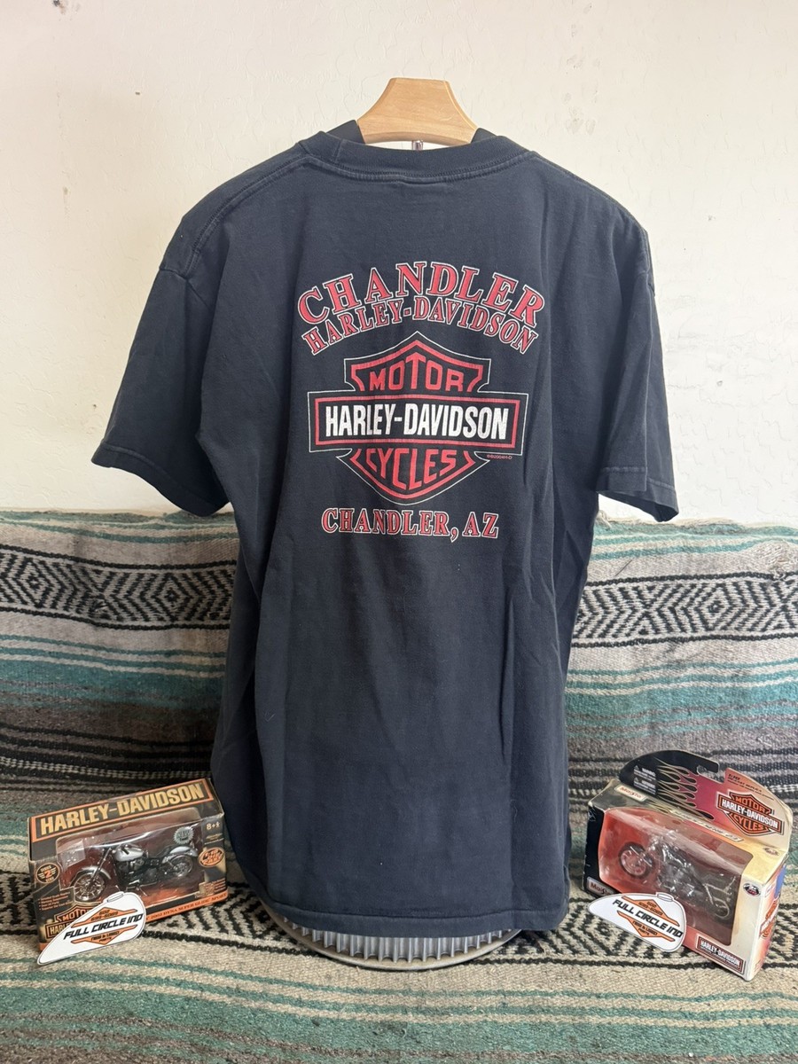 Chandler Harley Davidson Chandler AZ Shirt, L, 28 in Long, 21 in Wide