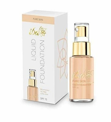 Iba Halal Care Pure Skin Liquid Foundation, Natural Beige, 30ml