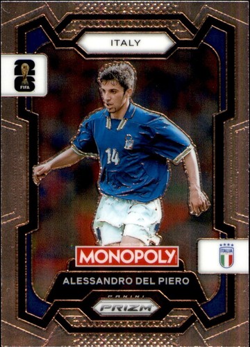 Alessandro Del Piero Italy Italia 2002 Panini World Cup Card # 72