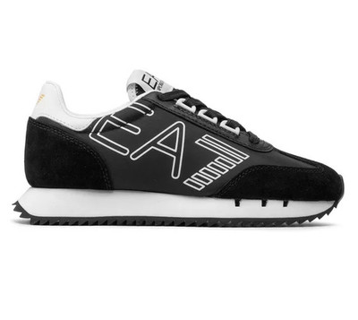 EA7 EMPORIO ARMANI Men's Sneakers Running Shoes AUTHENTIC NEW Black X8X101 XK257