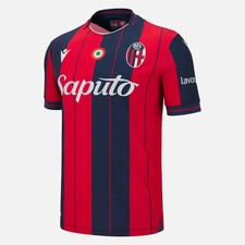 Macron 2025-26 Bologna Men's Authentic Home Soccer Jersey