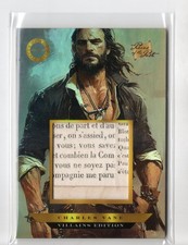 2025 Pieces of the Past Villains Edition Charles Vane HISTORIC PRINT RELIC #416
