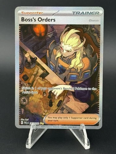 Boss's Orders (Ghetsis) 265/193 Paldea Evolved Pokemon NM/M