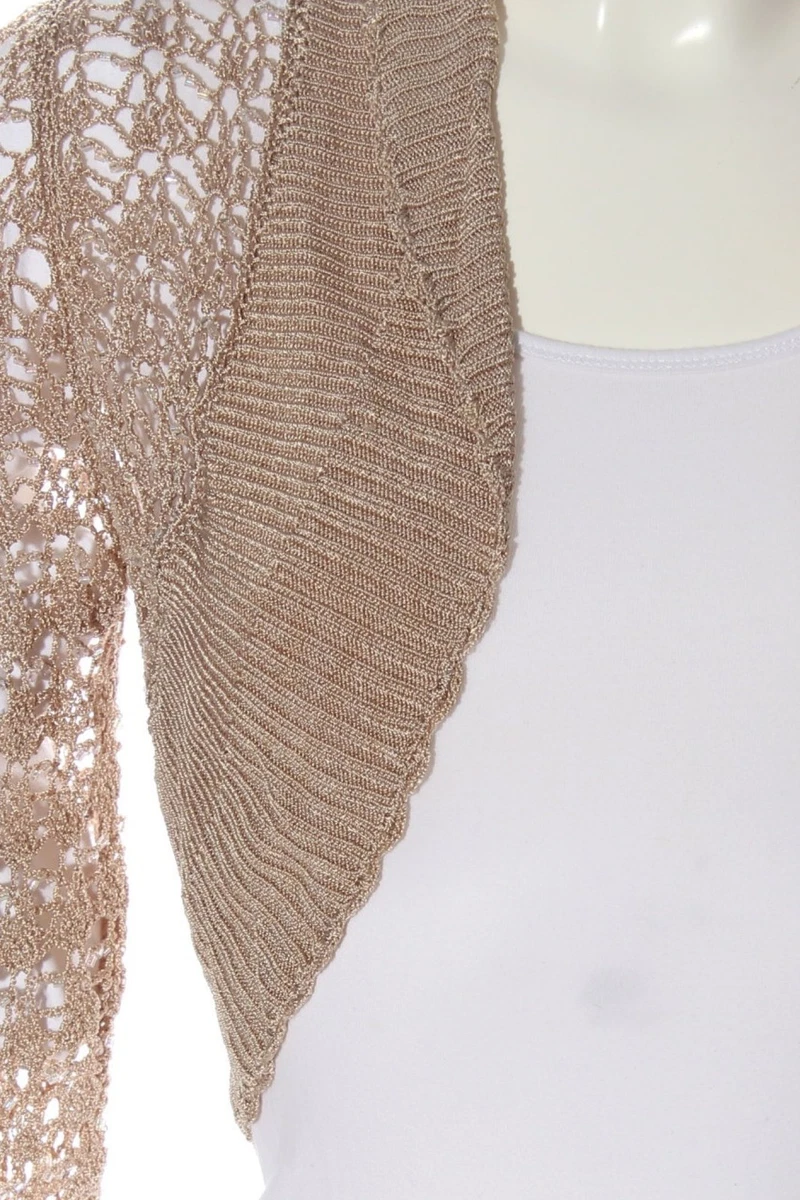 APART Cardigan Damen Jacke Gr. DE 38 bronzefarben Casual-Look