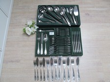 BSF Fontaine Besteck 6 Personen 30tlg. + Fischbesteck + Vorleger 53 Teile 18/8