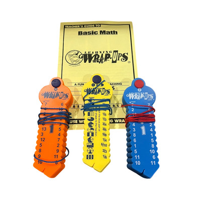 Learning Wrap-Ups for Basic Math Set Of 3 Self Correcting Homeschool Tools