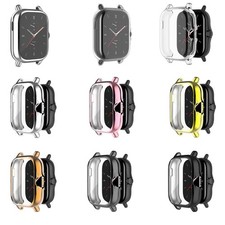 For Amazfit GTS2 A1968 Soft TPU Watch Protective Case Screen Protector Cover ZFS