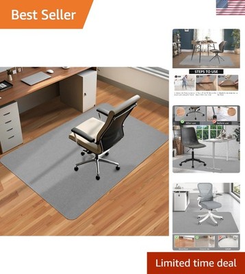 Large 36x48 in Chair Mat for Rolling Chairs - Protects Hardwood & Tile Floors