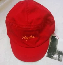 Rapha Cycling Red Hat Cap / Unisex Adult / OS Adjustable 