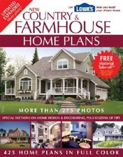 New Country & Farmhouse Home Plans (Lowe's) - Paperback - GOOD