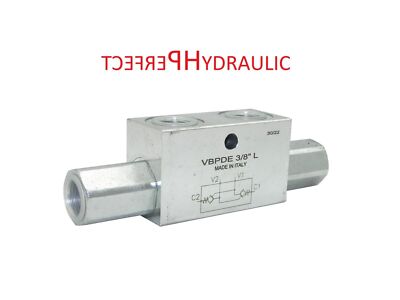 Hydraulischer Sperrblock Sperrventil VBPDE | 1/4 | 50L/min | 350bar...
