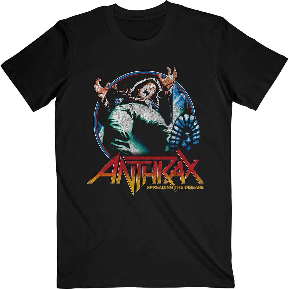 Anthrax - tshirt - Unisex - Medium - Short Sleeves - A500z