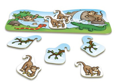 Orchard Toys 102270 Cheeky Monkeys Lernspiel Puzzle BX013