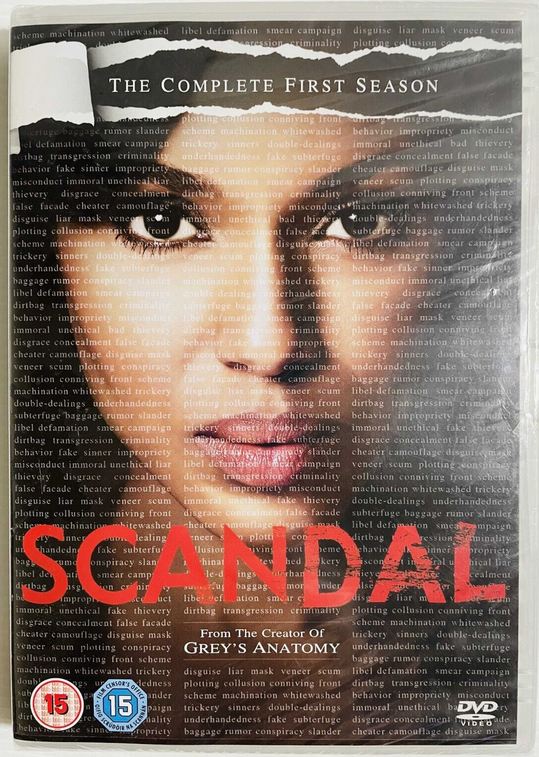 Scandal The Complete First Season DVD (New and Sealed)