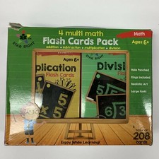 Star Right Multi Math Flashcards Pack - Addition, Subtraction, Multiplication, 