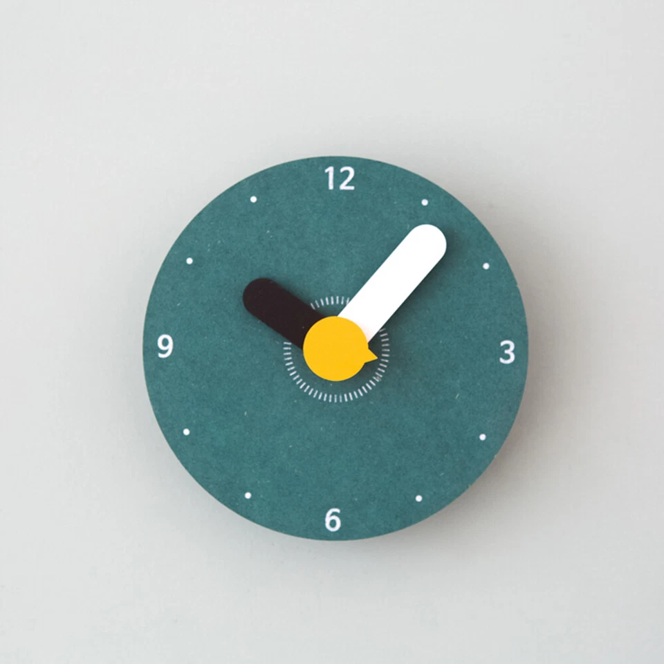 Modern Retro Wooden 'Mini' Wall Clock, Silent Quartz Mechanism - Image 4 of 4