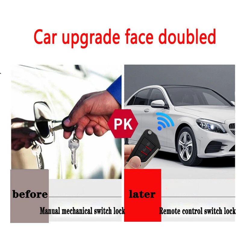 12V Keyless Entry Engine Start Alarm System APP Remote Starter Stop For Car SUV - Image 2 of 4