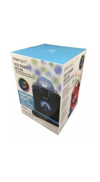 intempo wireless sound disco lights