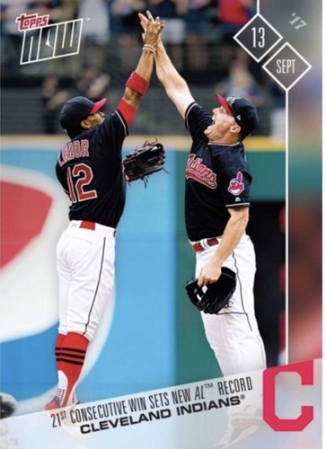 2017 Topps Now 599 CLEVELAND INDIANS®
