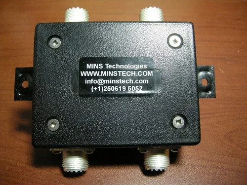 Combinateur répartiteur d'antenne RF 4 VOIES RX, 0,1-50 MHz, connecteurs SO-239, RS450-239 - Photo 3/4