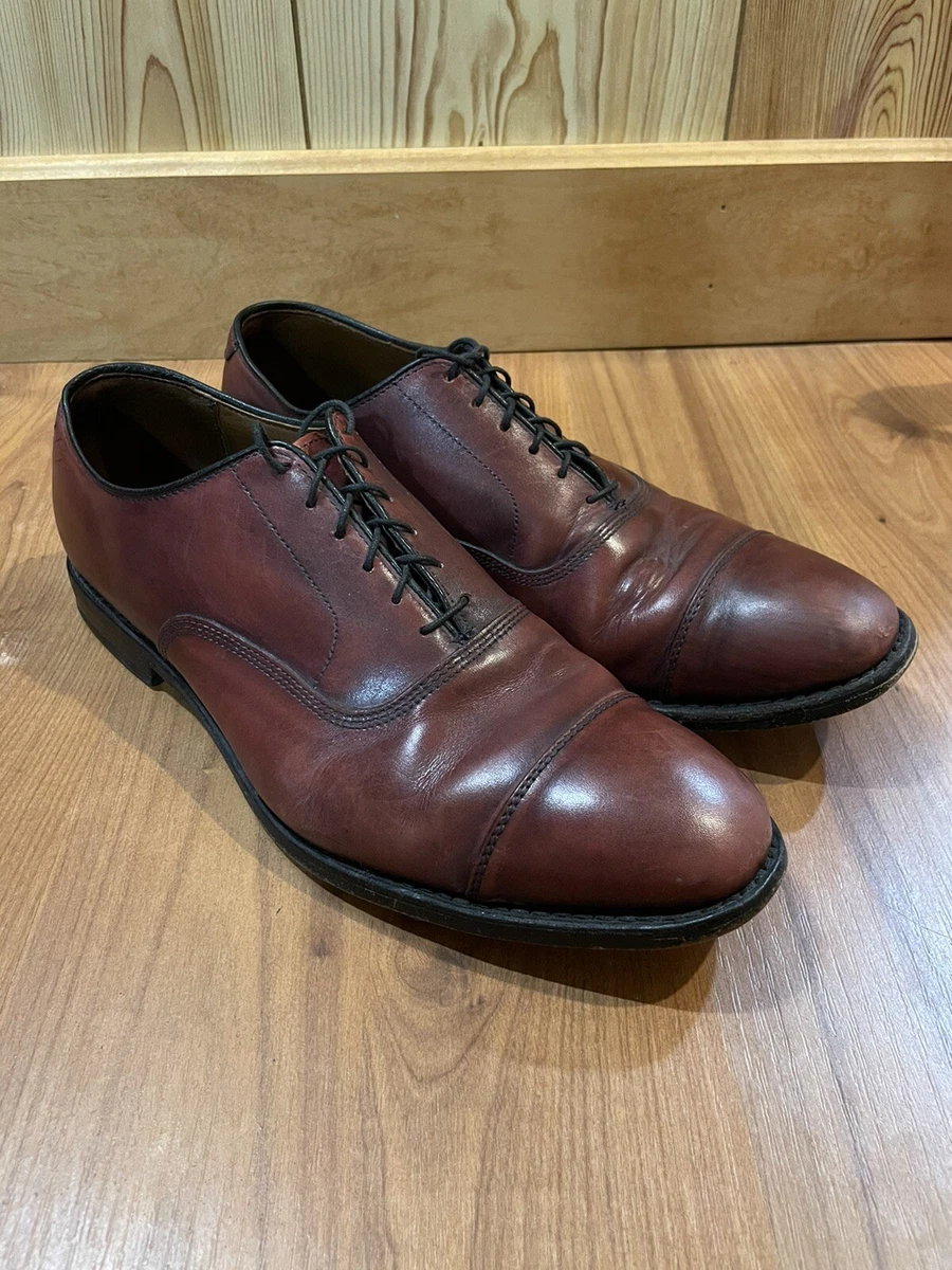 Allen Edmonds Park Avenue Cap-Toe Oxford Leather Dress Shoes 5609 Oxblood  Sz 10D