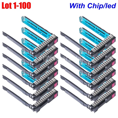 Lot 2.5" SAS SATA Tray Caddy For HP ProLiant DL380 DL380p DL360p DL180 Gen8 gen9