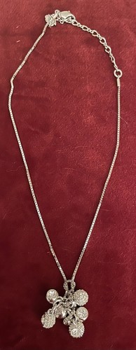 AUTHENTIC SWAROVSKI NEW with Box Flirt Pendant Necklace Silver ❤️ - Picture 2 of 5