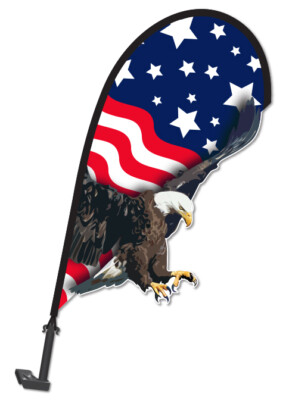 CLIP ON PADDLE FLAGS CLIP ON BANNERS 3D AUTO DEALERSHIP CAR LOT WINDOW BUSINESS