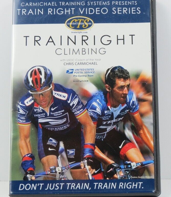 (Like New) Carmichael Training System 'Trainright' Climbing Bicycle Training Tested DVD (8.10 USD)