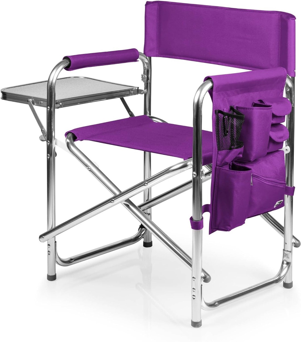 Chair Portable Composite Folding Patio Purple Sports 600d