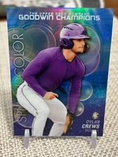 2023 UD Goodwin Champions #SCP-84 Dylan Crews (Splash of Color-Aquamarine) #/75