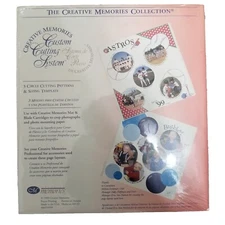 Creative Memories Custom Cutting System 4 Oval Patterns Sizing Template NEW