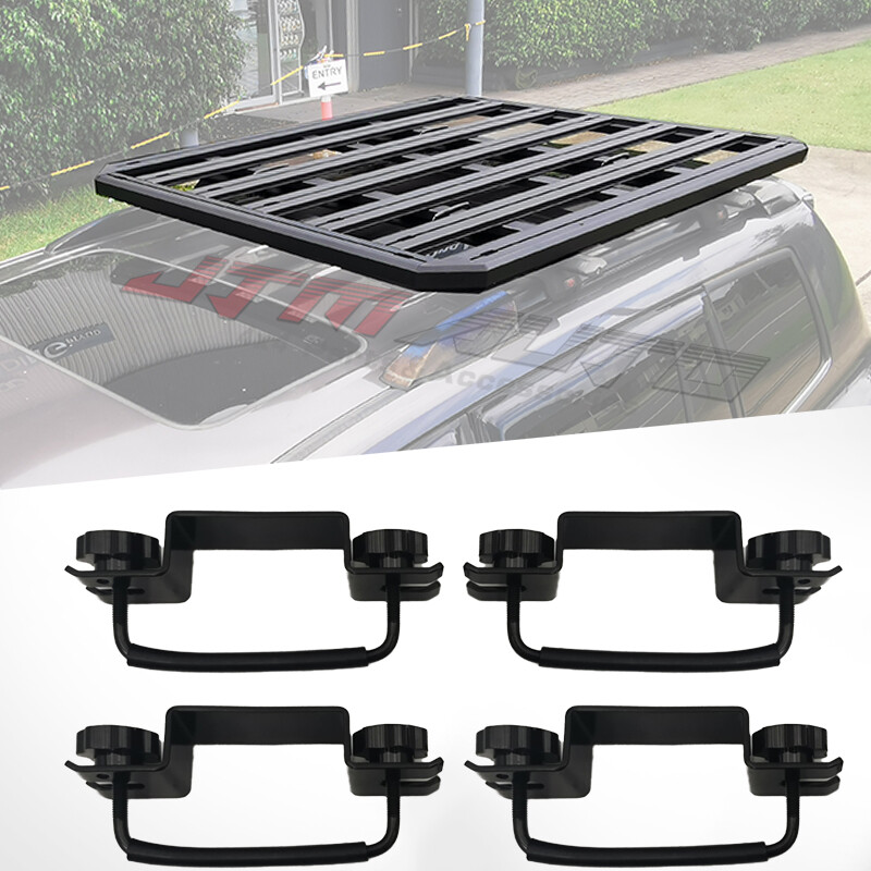 Adjustable Universal Roof Rack Roof Basket Clamps Set of Steel