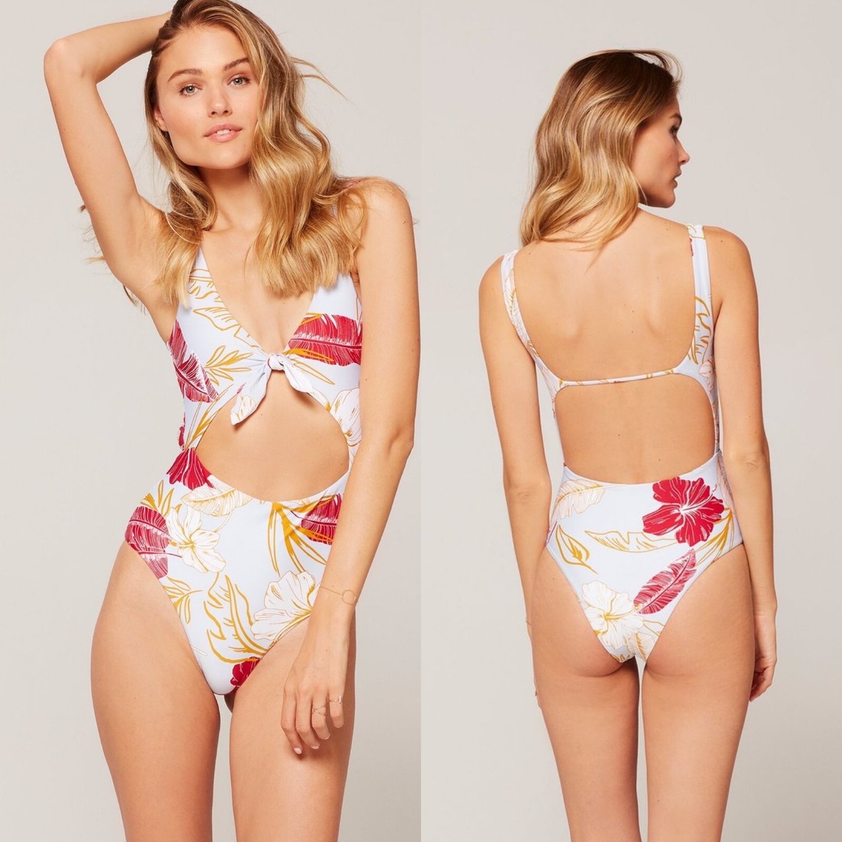 L*SPACE SWIMWEAR PARADISE KYLIE CLASSIC CUT ONE PIECE (L/10) NWT