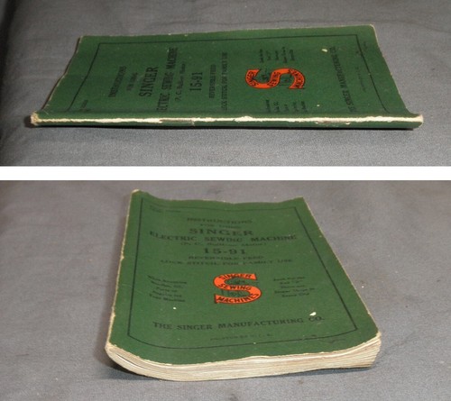 Original Vintage 1948 Singer 15-91 Electric Sewing Machine Manual - Picture 3 of 5