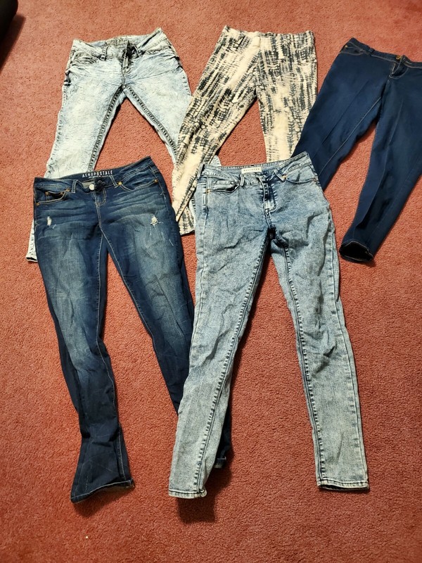 Lot 5 Women Jeans Pants Size 8 Aeropostale & More