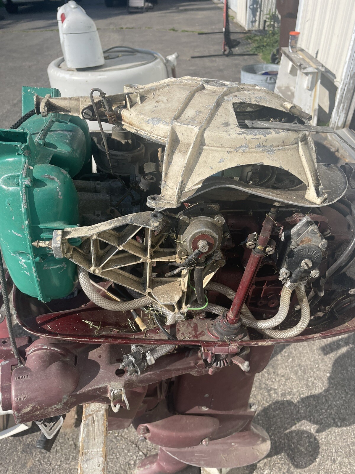 Vintage 1958 Johnson RDE19 35 HP Outboard Boat Motor eBay