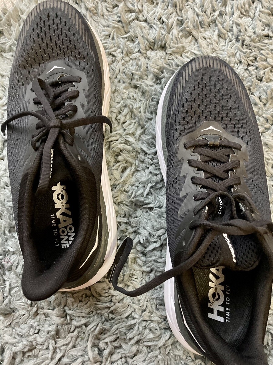 Hoka One One Time to Fly Womens Shoes. Black. Sz 8.5. Running