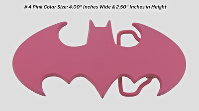 Batman Belt Buckles DC Comics Costume Original Cosplay Men Halloween Pink Metal